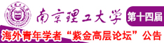 鸡巴操小穴视频南京理工大学第十四届海外青年学者紫金论坛诚邀海内外英才！